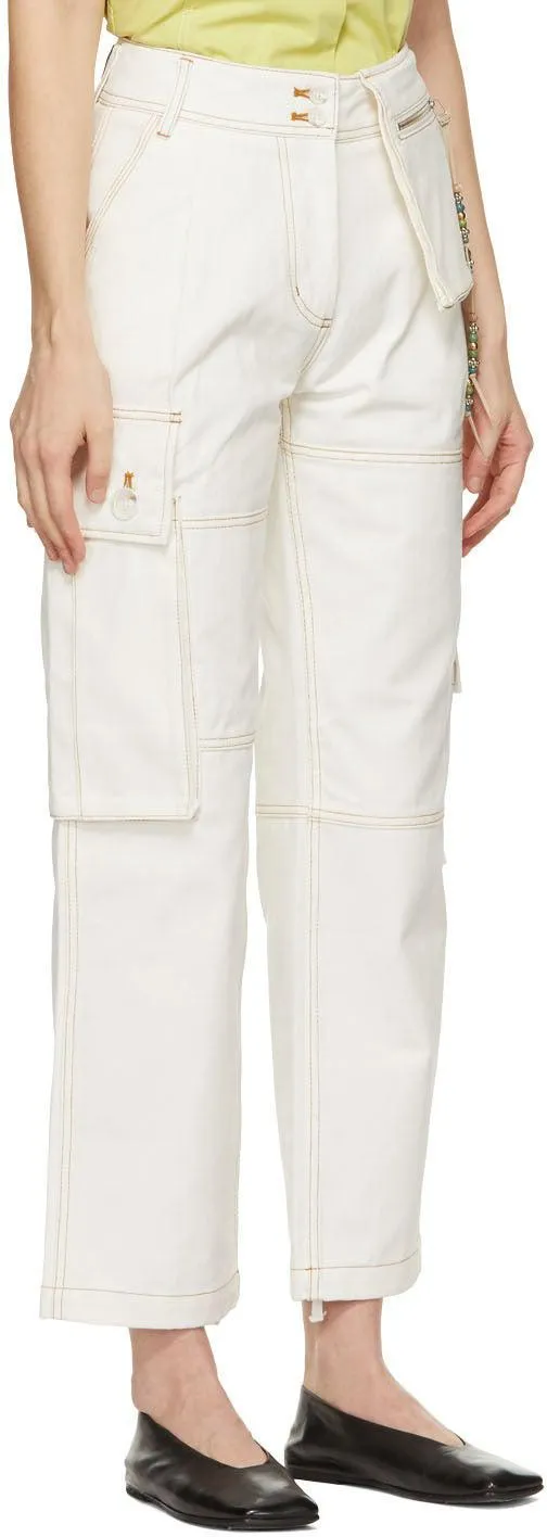 Andersson Bell Off-White Alex Cargo Trousers