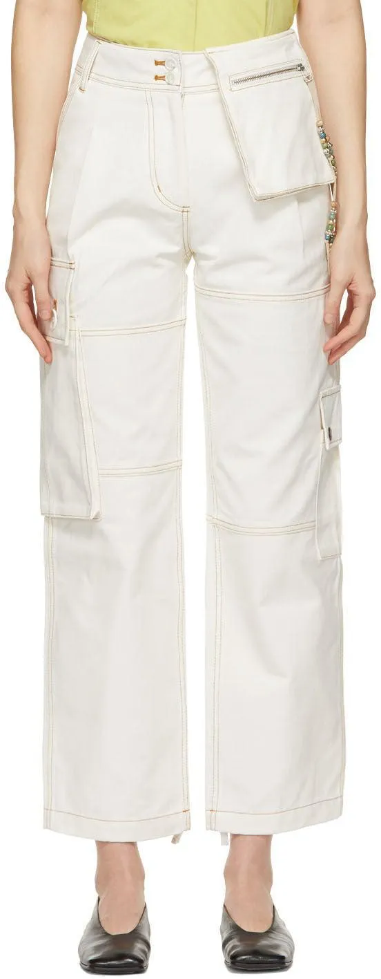 Andersson Bell Off-White Alex Cargo Trousers