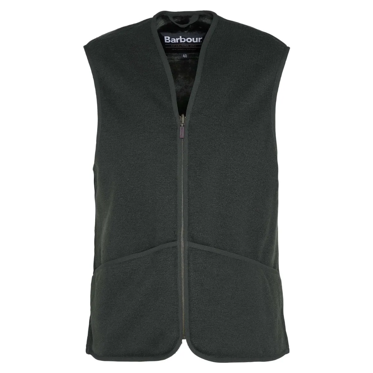 Barbour Warm Pile Men's Zip-In Liner | Sage
