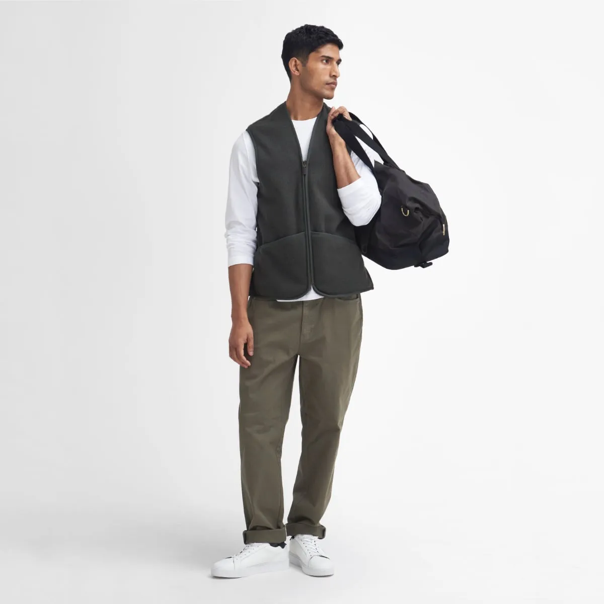 Barbour Warm Pile Men's Zip-In Liner | Sage