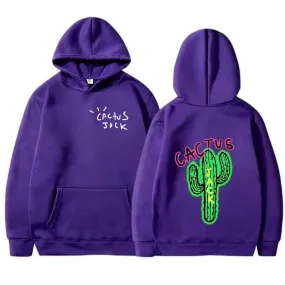Cactus Jack Hip Hop Rap Sports Hoodie - Street Dance Pullover Top for Men and Women