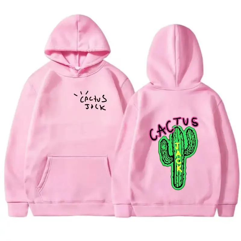 Cactus Jack Hip Hop Rap Sports Hoodie - Street Dance Pullover Top for Men and Women
