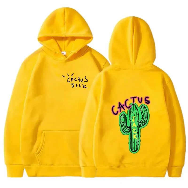 Cactus Jack Hip Hop Rap Sports Hoodie - Street Dance Pullover Top for Men and Women