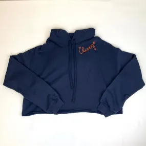 Chicago Cropped Hoodie