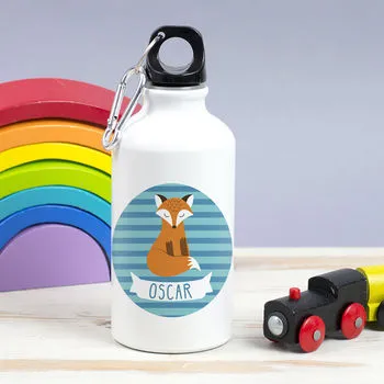 Children's Personalised Clever Fox Pencil Tin
