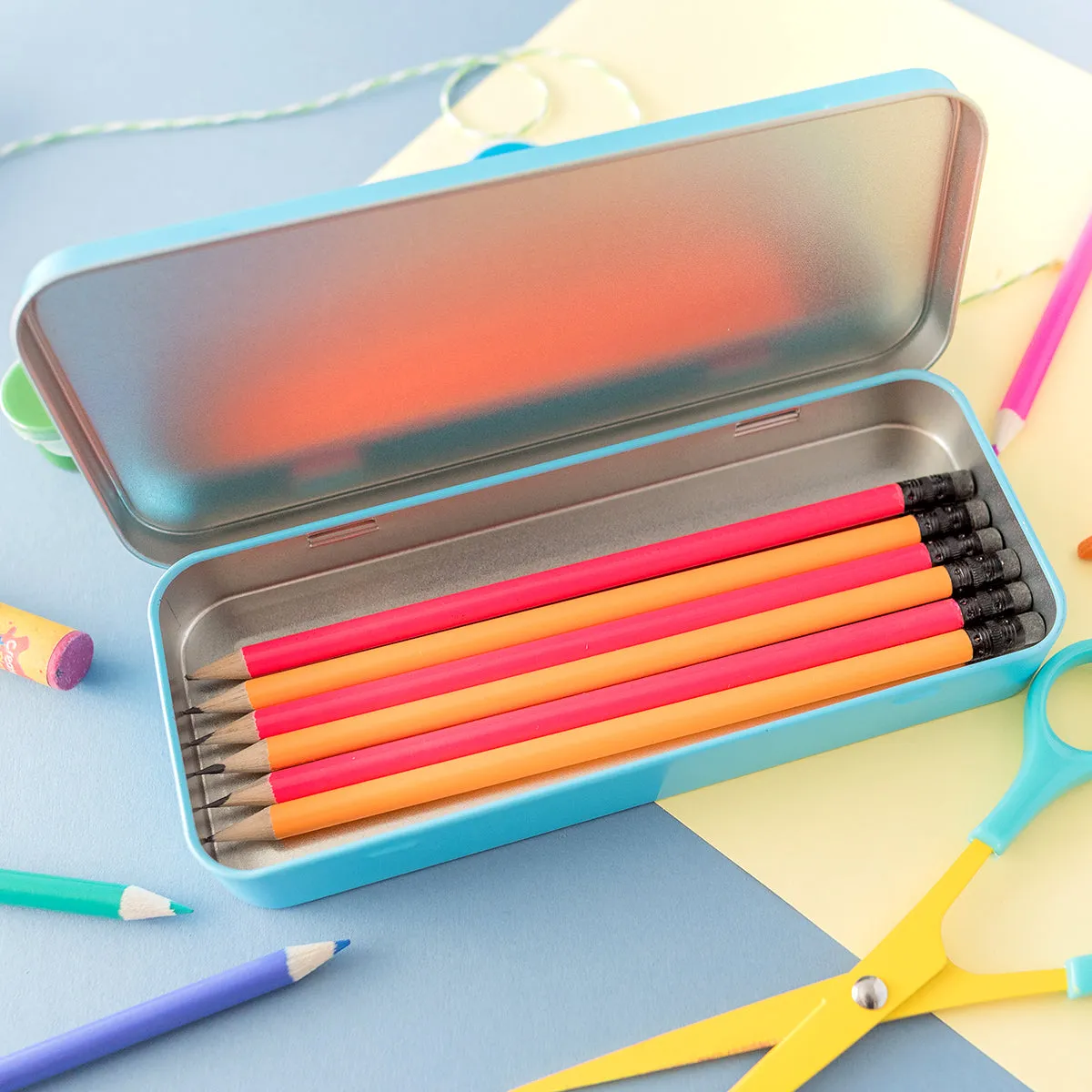 Children's Personalised Clever Fox Pencil Tin