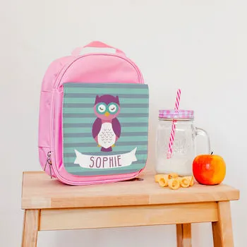 Children's Personalised 'Wise Owlet' Fabric Pencil Case
