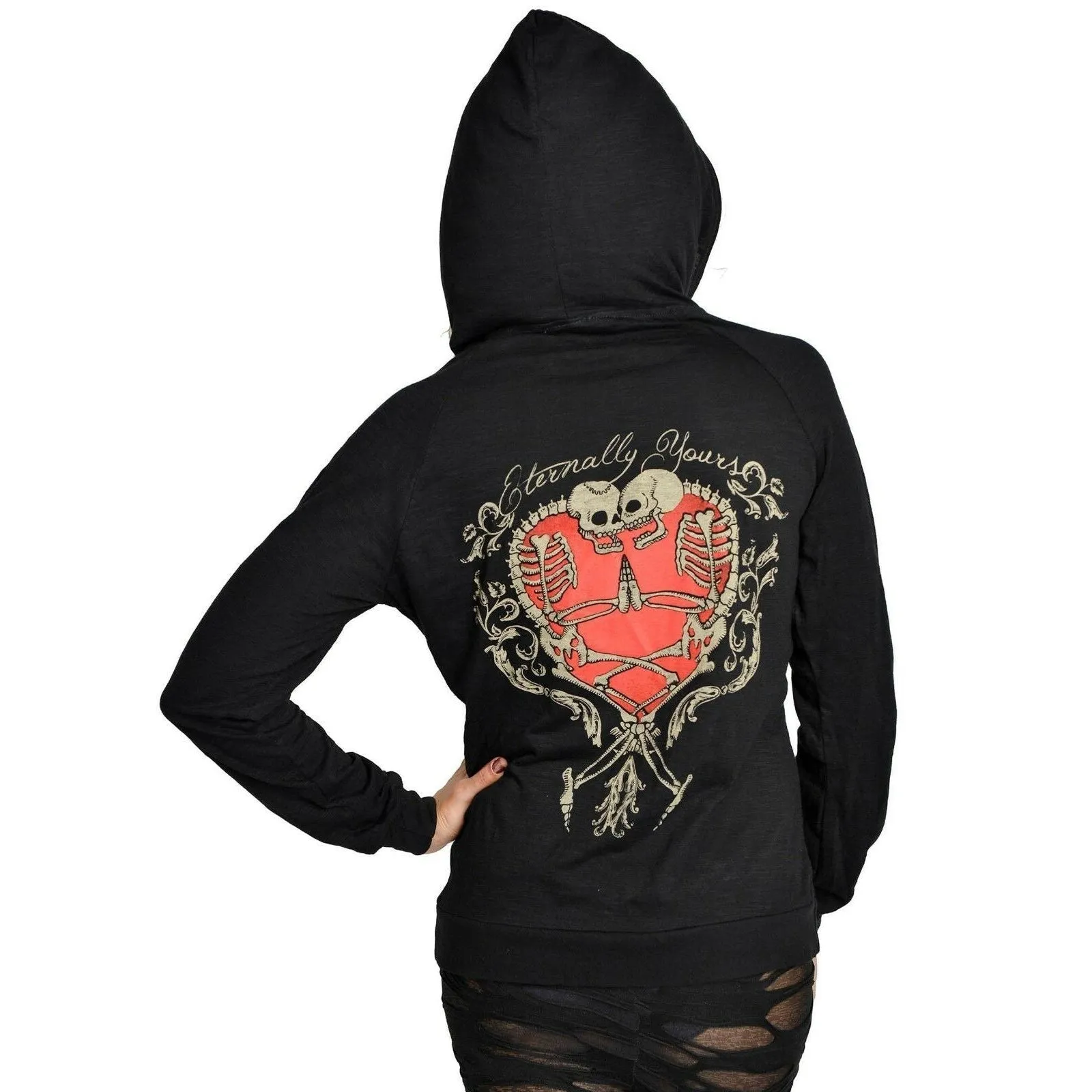 Eternal Zipped Long Sleeve Shirt Hoodie