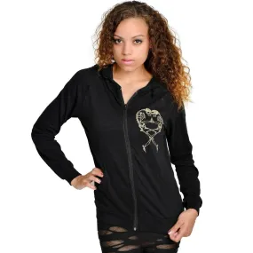 Eternal Zipped Long Sleeve Shirt Hoodie