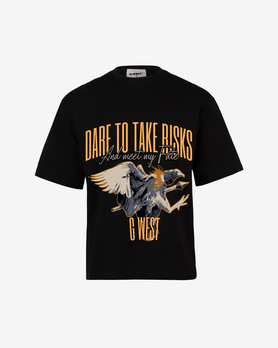 G-WEST Dare To Take Bisks Oversized Tee - GWROJMT10