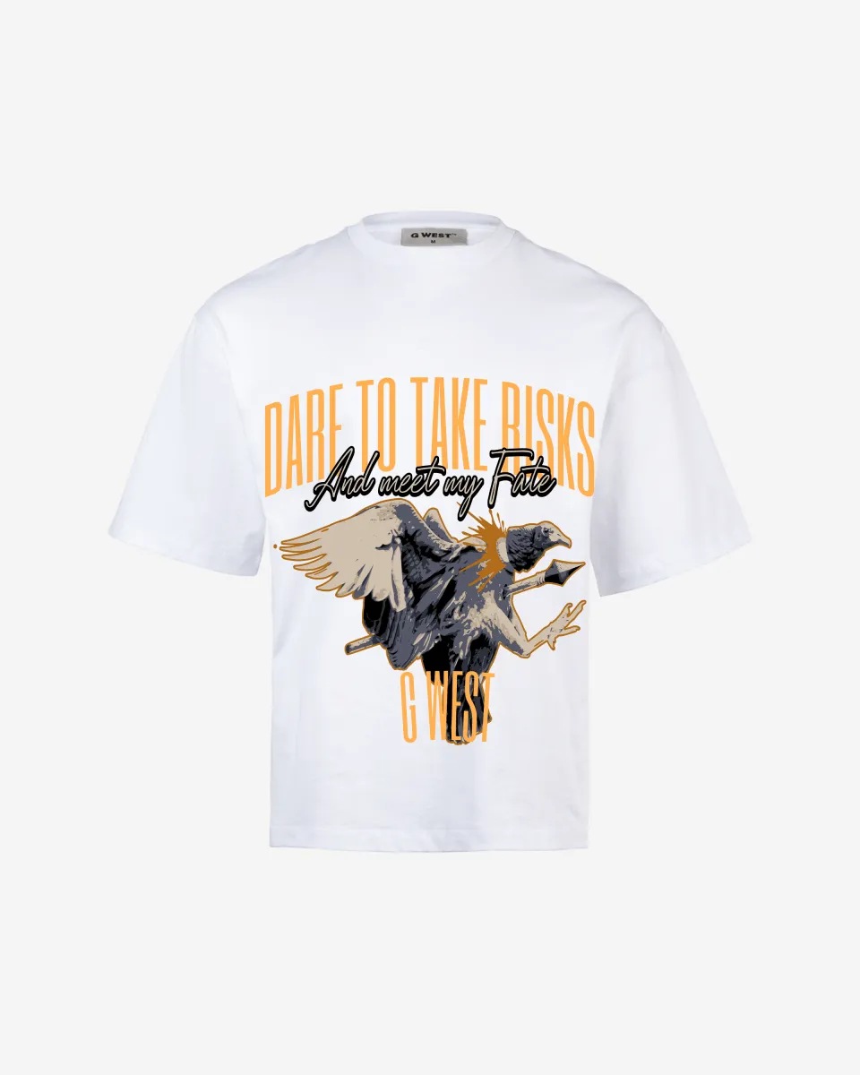 G-WEST Dare To Take Bisks Oversized Tee - GWROJMT10