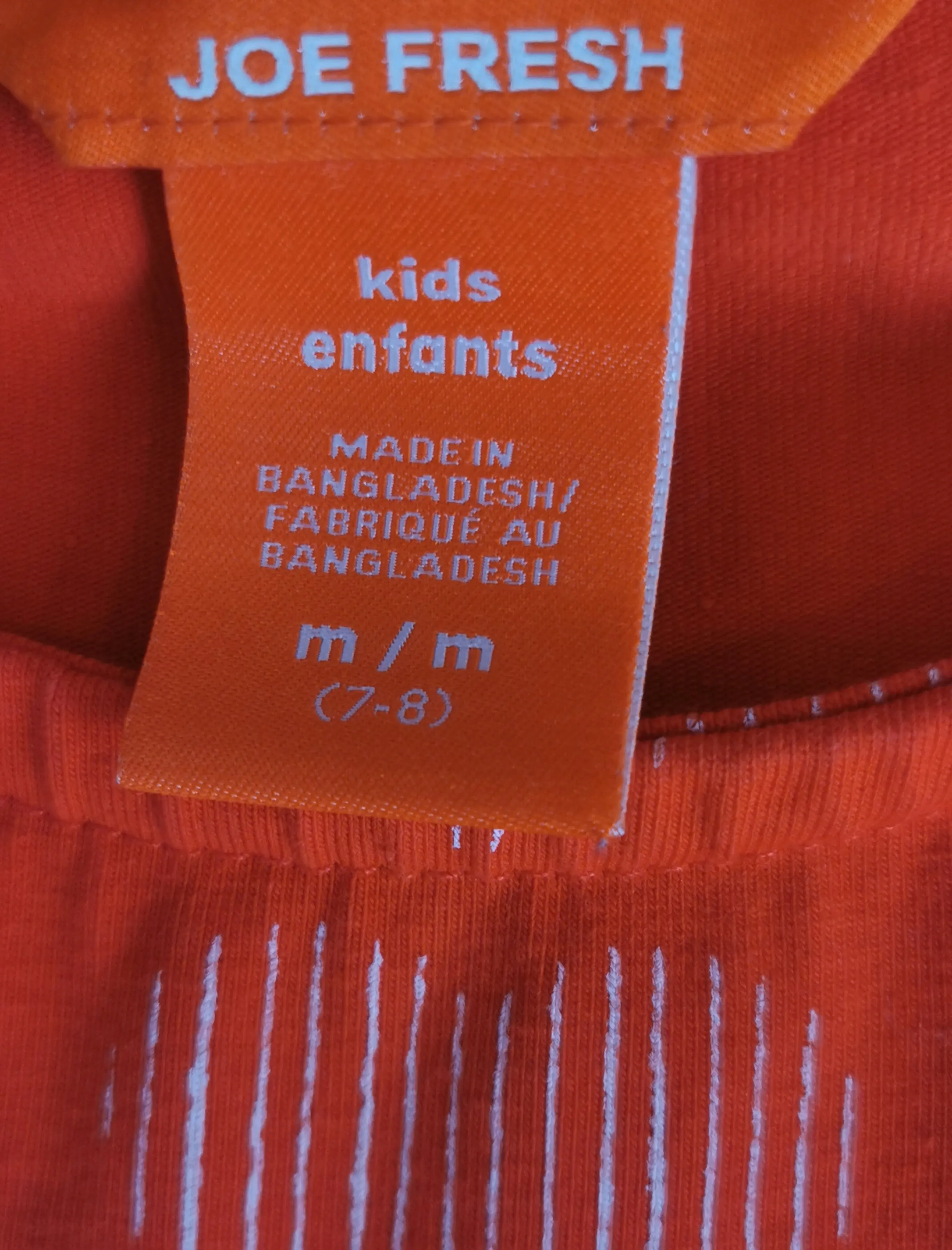 GIRL SIZE MEDIUM (7/8 YEARS) - JOE FRESH, Long-sleeved, Casual Dress EUC B37