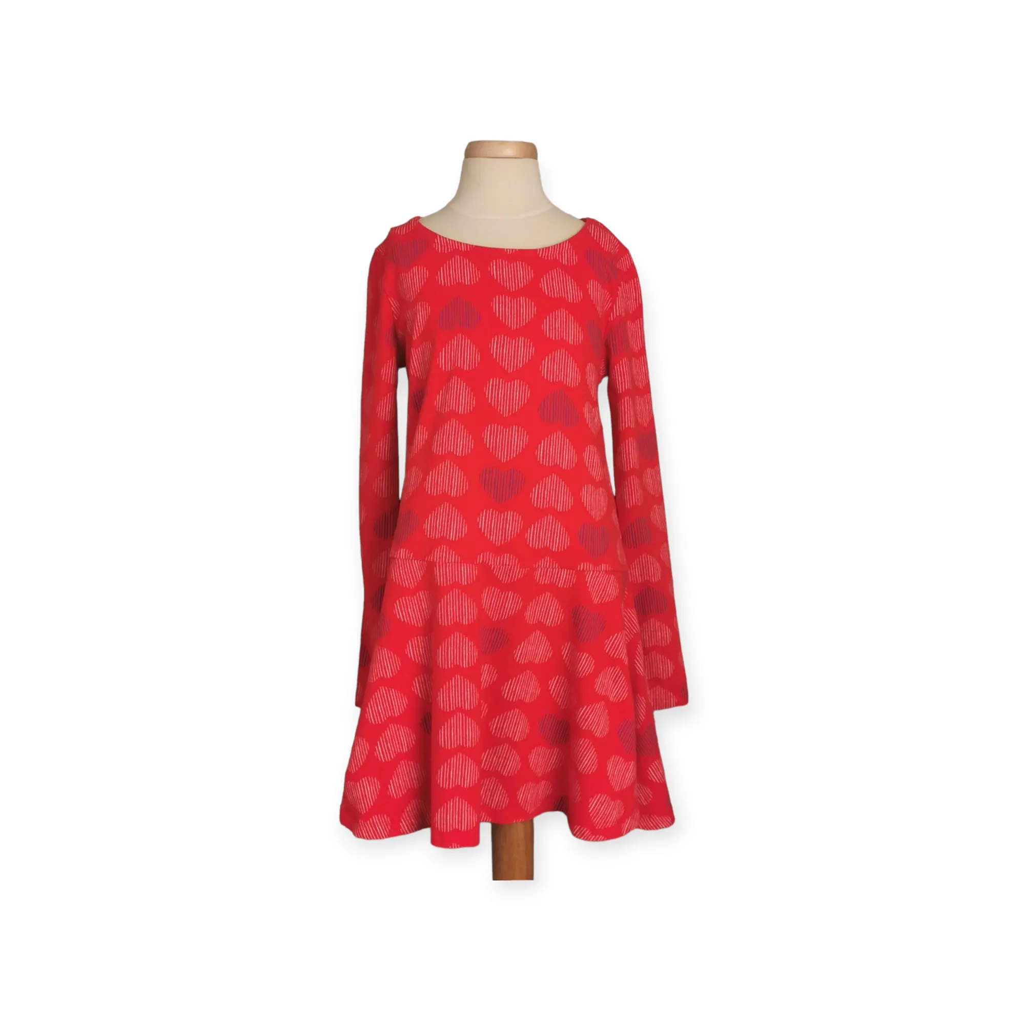 GIRL SIZE MEDIUM (7/8 YEARS) - JOE FRESH, Long-sleeved, Casual Dress EUC B37