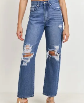 High Rise Mom Jeans (Denim)