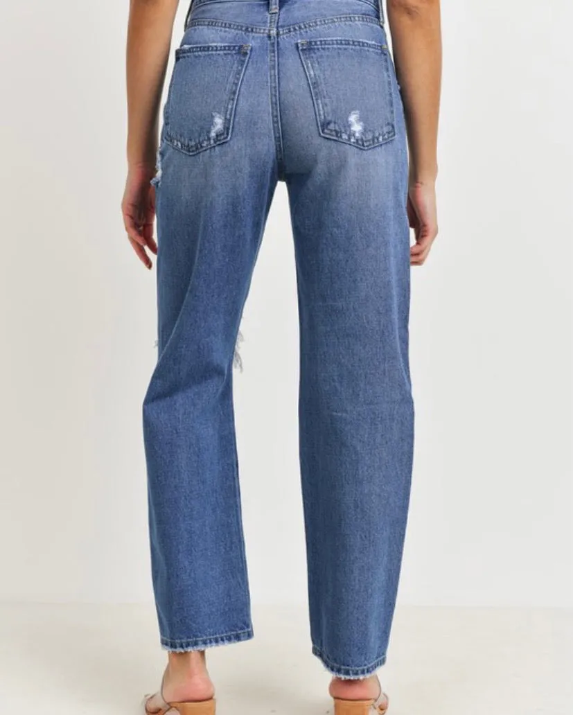 High Rise Mom Jeans (Denim)