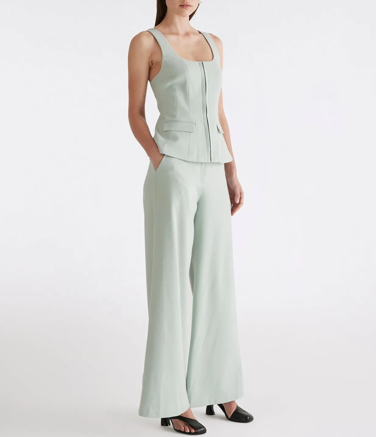 Lenny Pants in Acqua