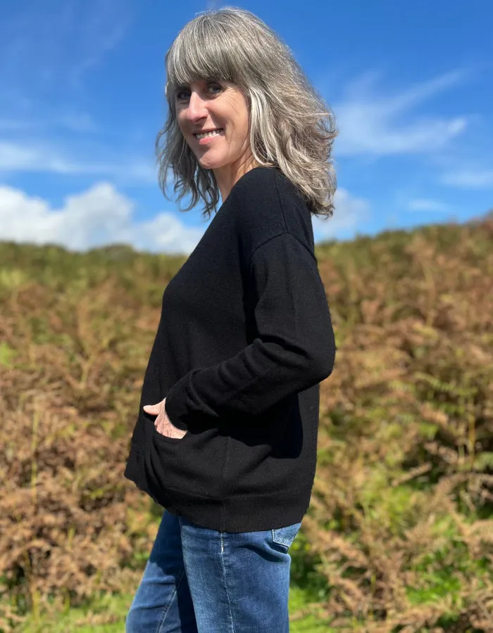 Mansted Nika Cardigan in Black