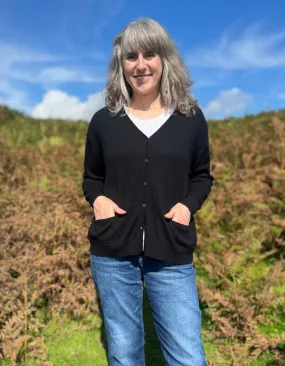 Mansted Nika Cardigan in Black