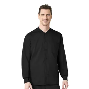 Men's Snap-Front Warm-Up Jacket