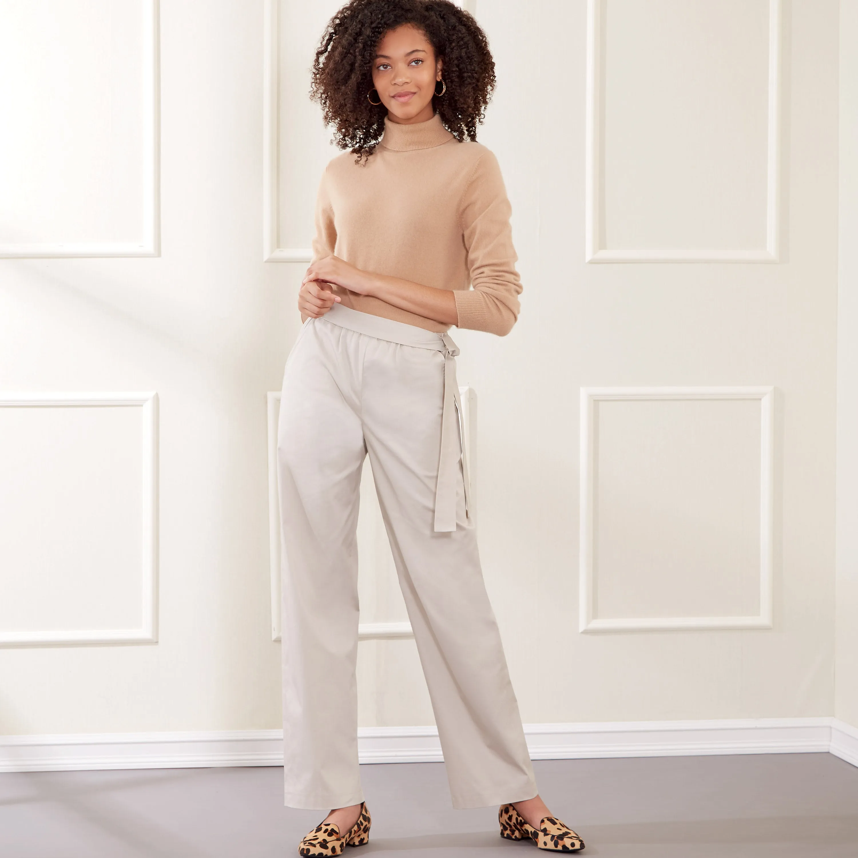 New Look Sewing Pattern N6691 - Misses' Slim Or Flared Pants