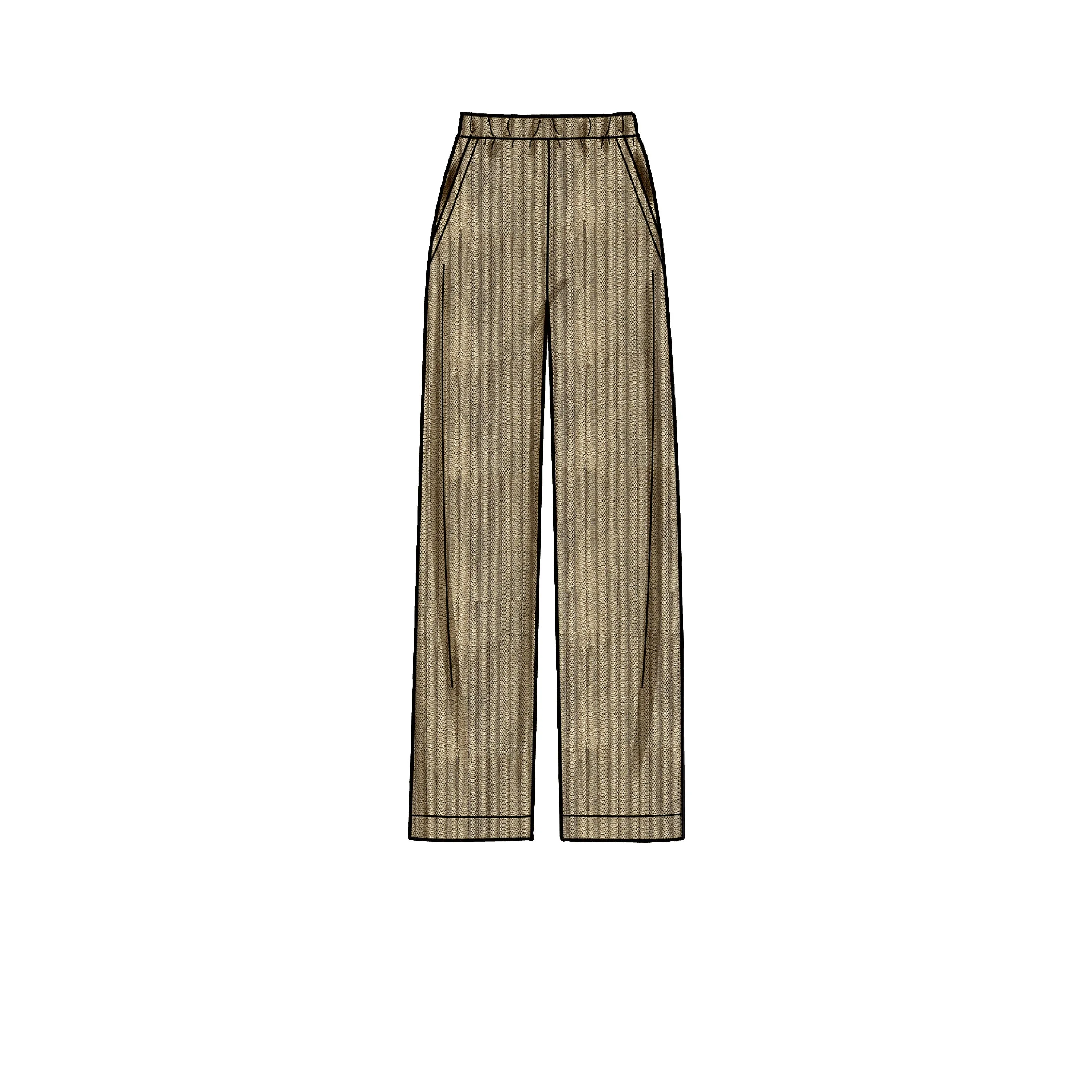 New Look Sewing Pattern N6691 - Misses' Slim Or Flared Pants