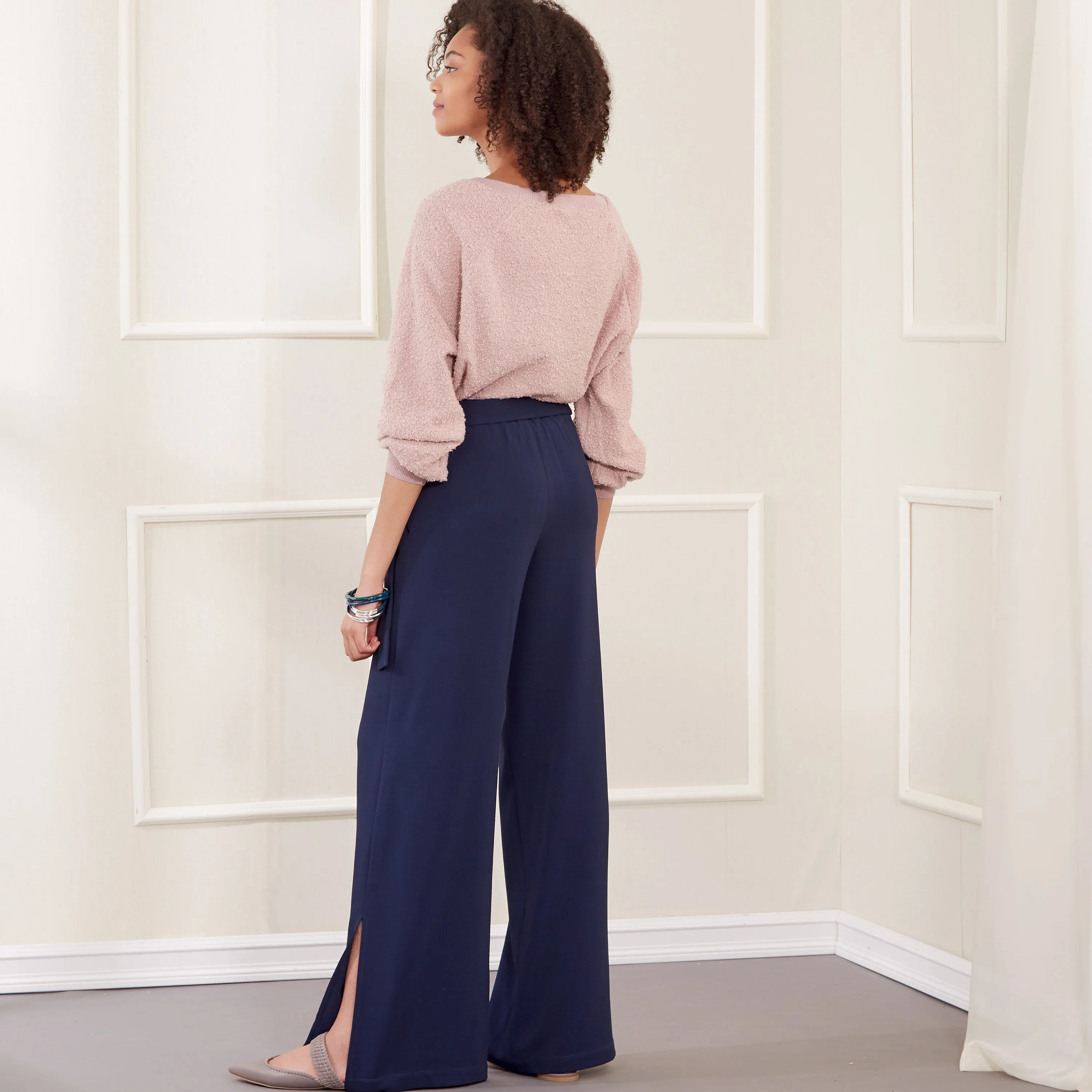 New Look Sewing Pattern N6691 - Misses' Slim Or Flared Pants