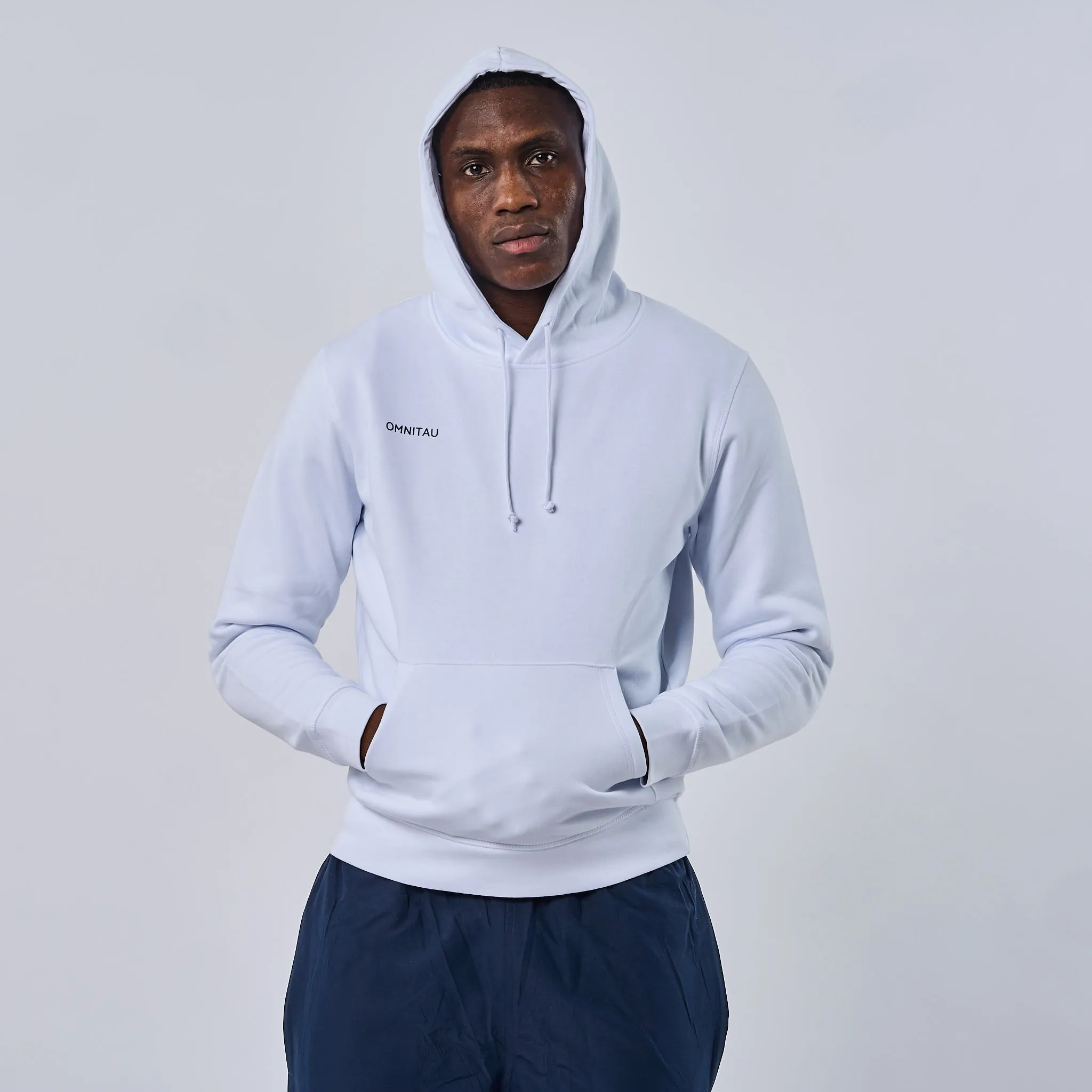 Omnitau Adult's Team Sports Organic Cotton Hoodie - White