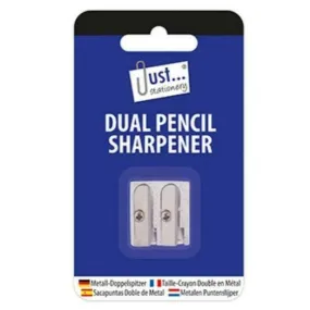 Pencil Dual Sharpener Metal 2 Pack