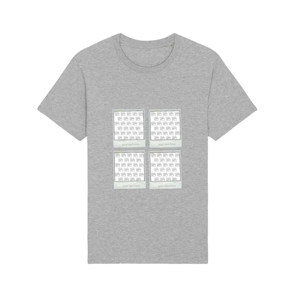 Personalised T - Shirt - Polaroid uploads