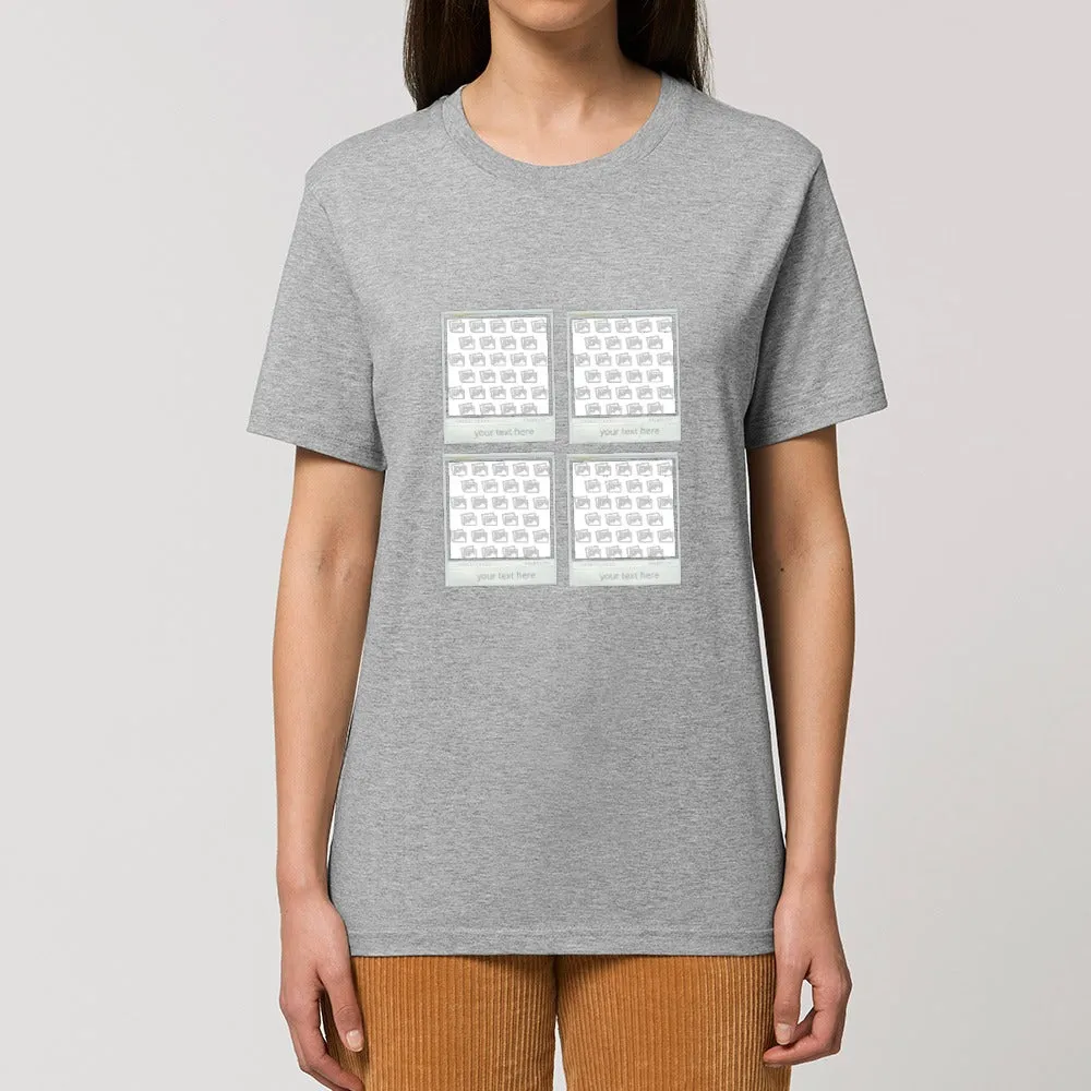 Personalised T - Shirt - Polaroid uploads