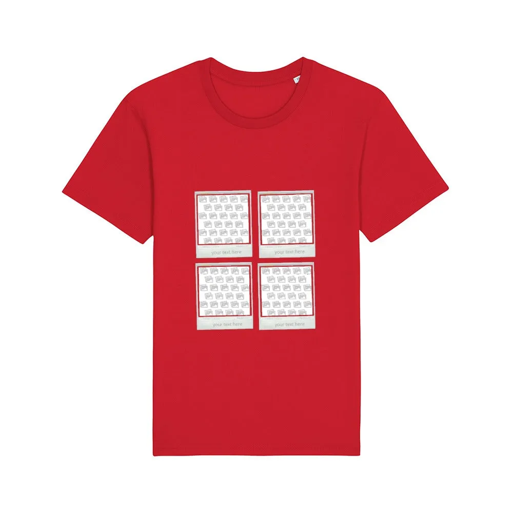Personalised T - Shirt - Polaroid uploads