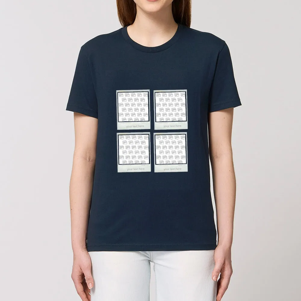 Personalised T - Shirt - Polaroid uploads