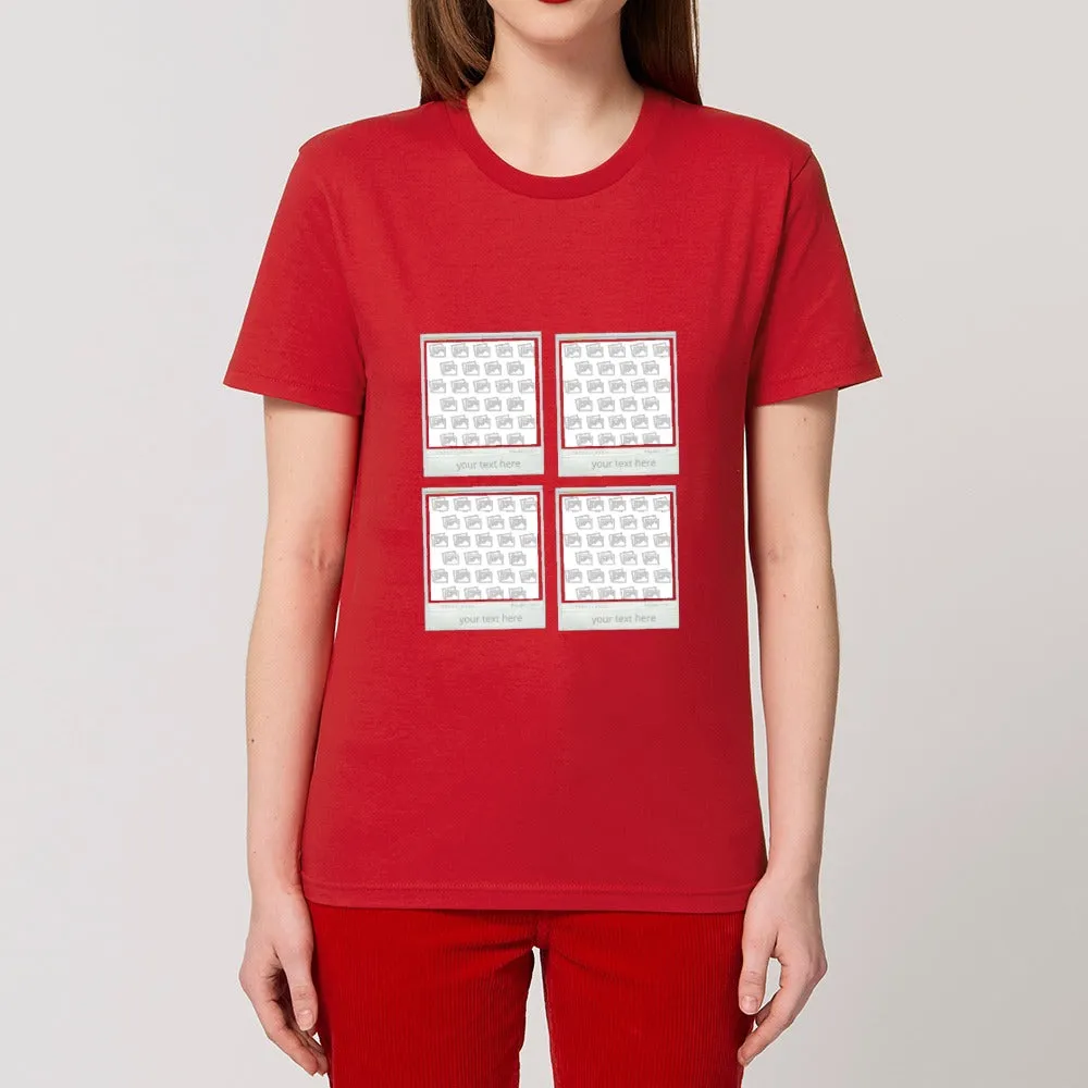 Personalised T - Shirt - Polaroid uploads