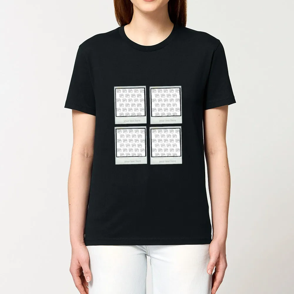 Personalised T - Shirt - Polaroid uploads