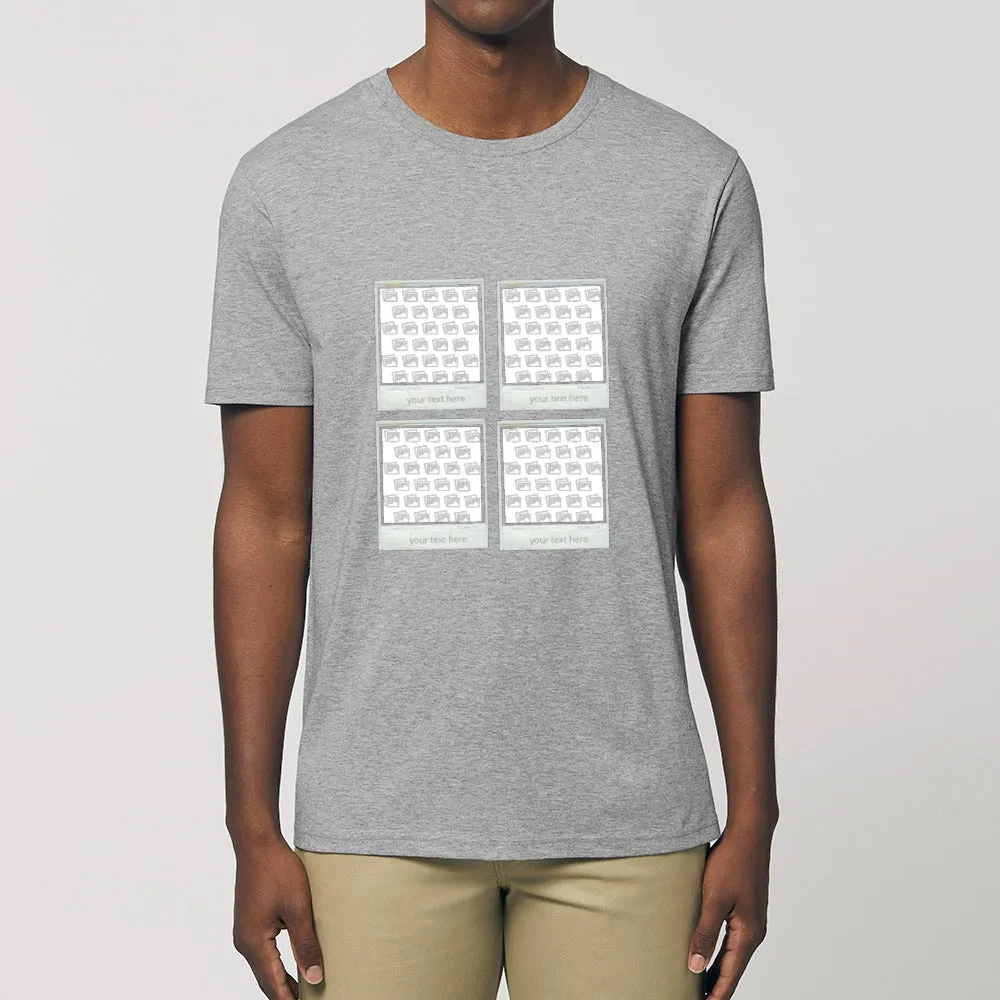 Personalised T - Shirt - Polaroid uploads