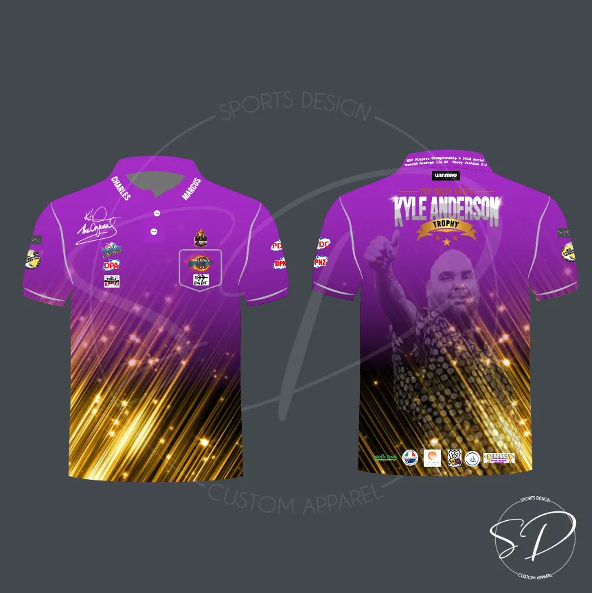 Purple Kyle Anderson Tribute Shirt