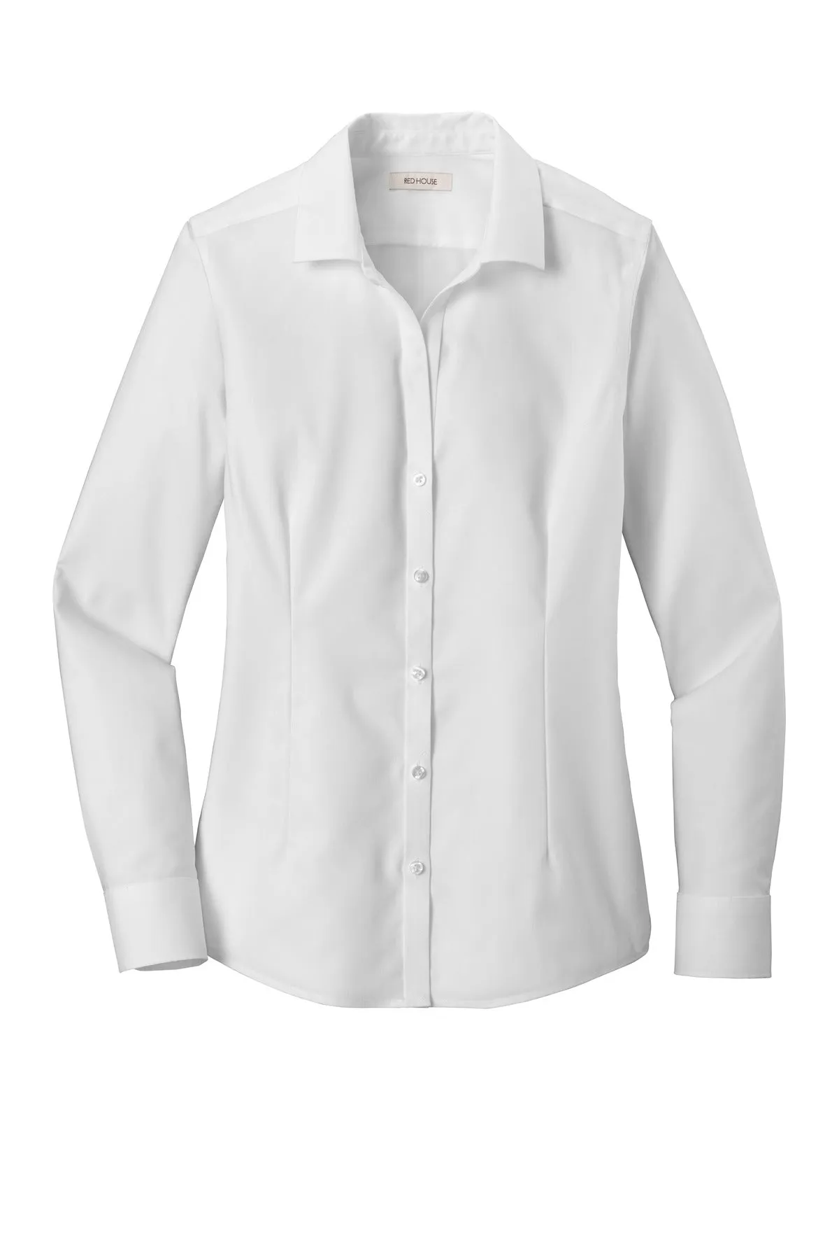 Red House Ladies Pinpoint Oxford Non-Iron Shirt. RH250