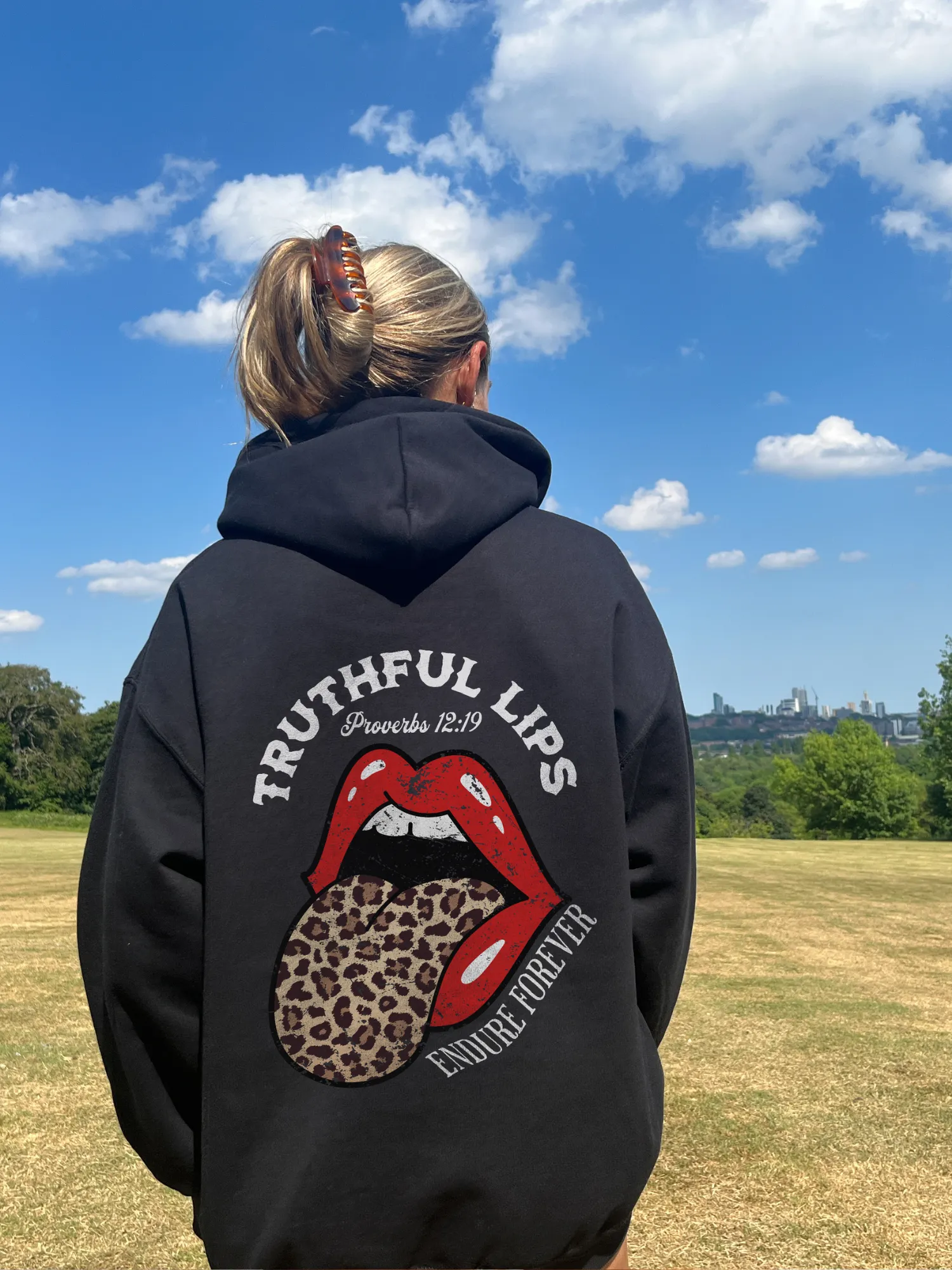 Retro Truthful Lips Hoodie