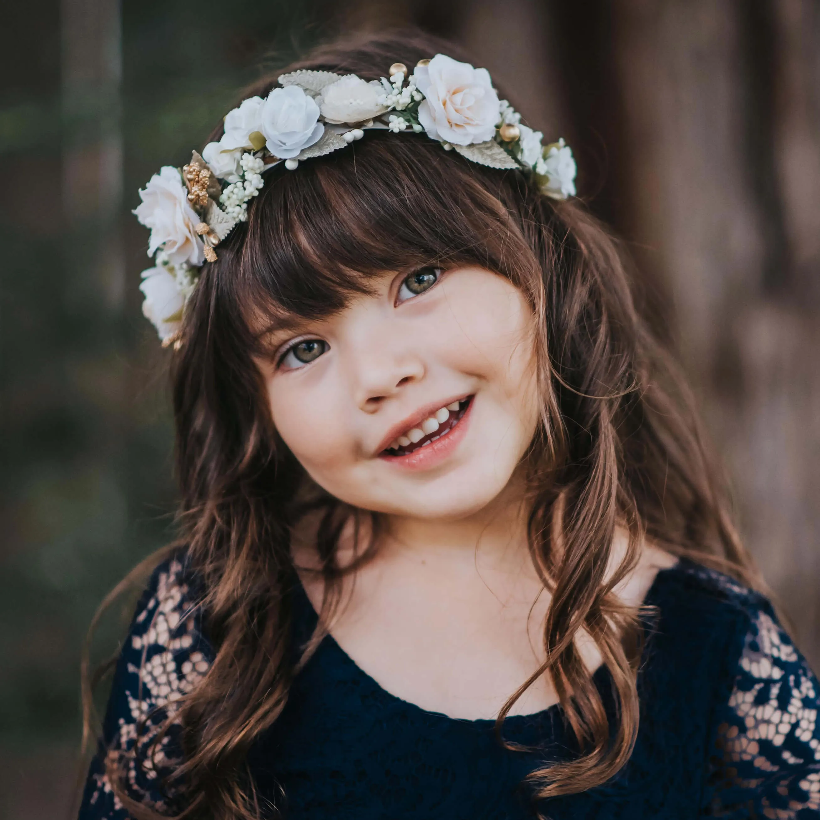 Sage flower crown