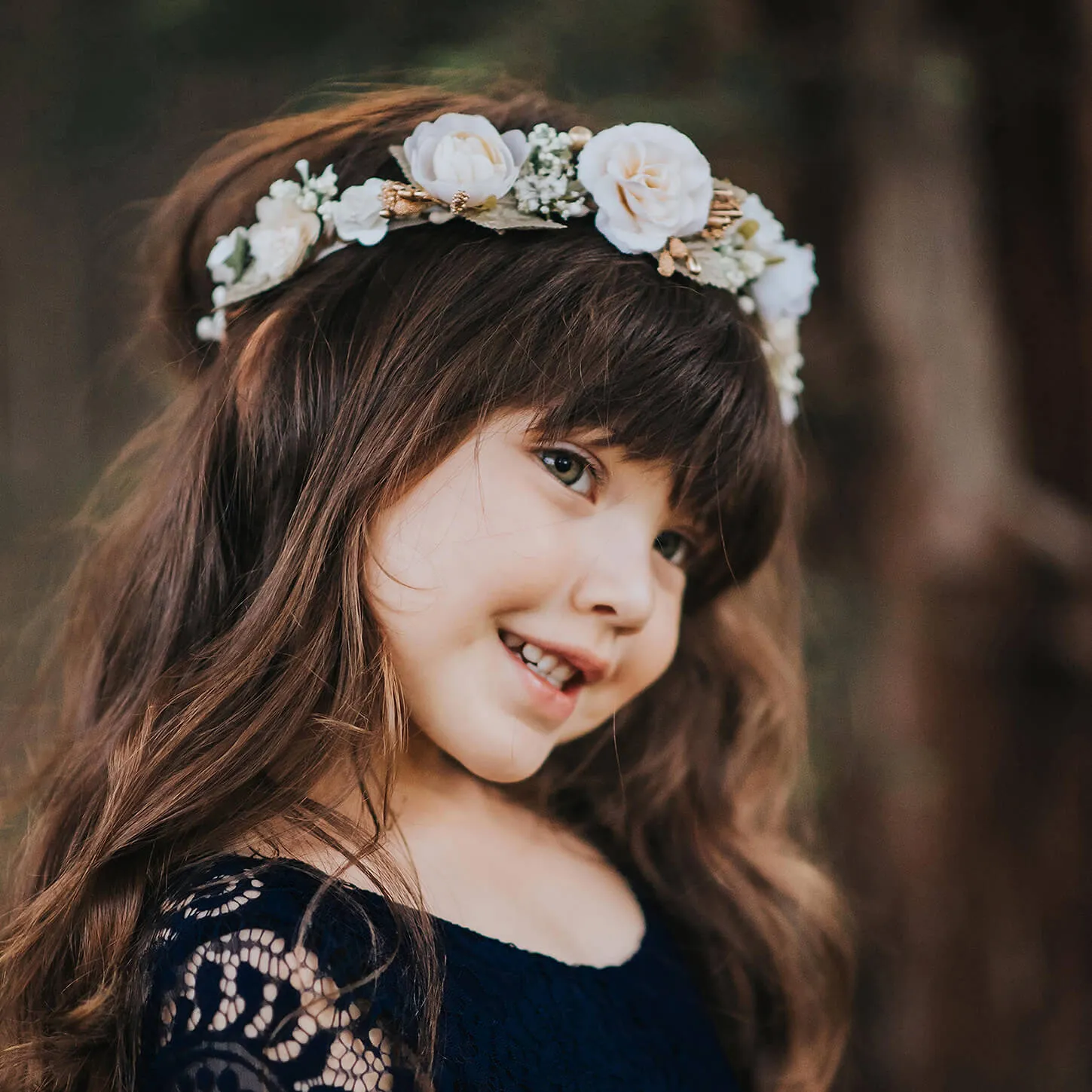 Sage flower crown