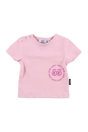 Soft pink shorts set by Loud