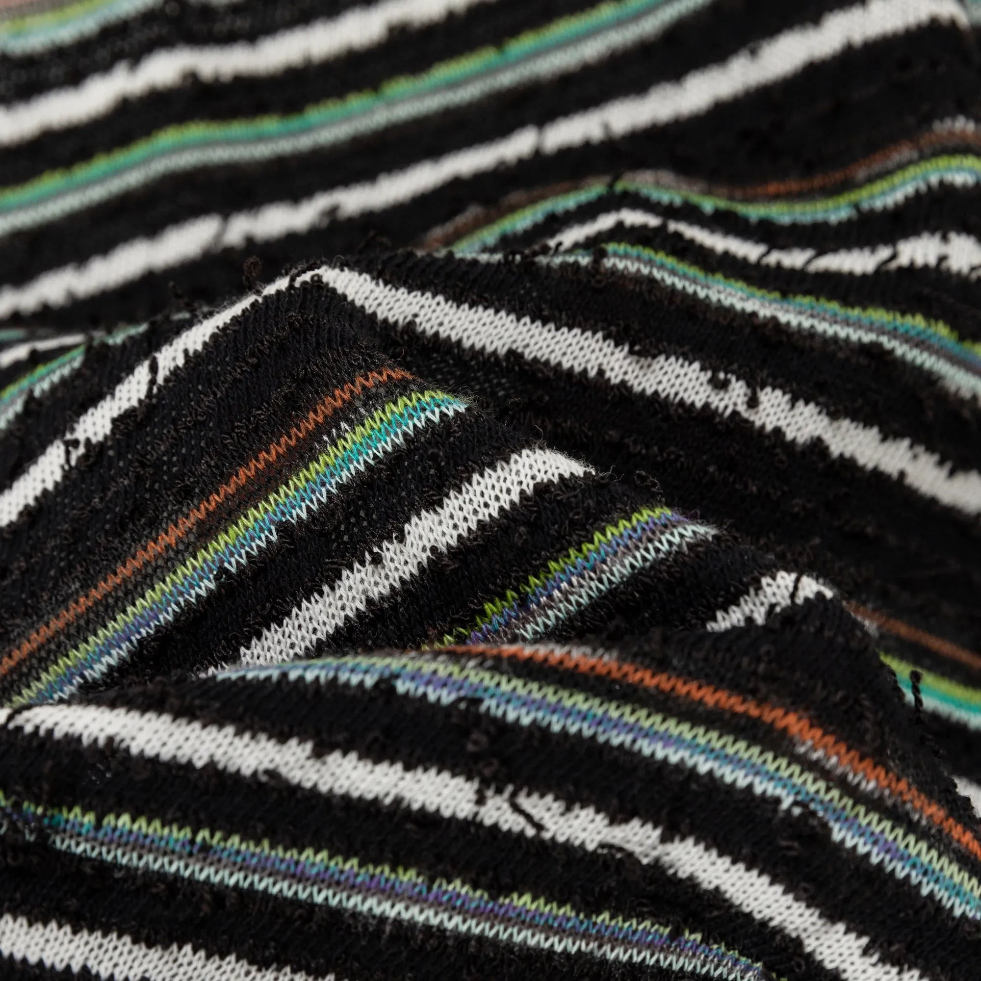 Striped Ribbon Sort Sleeve Cardigan