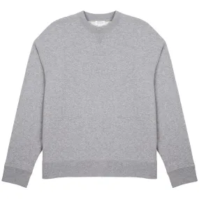 Sunspel Womens Loopback Sweatshirt Grey Melange