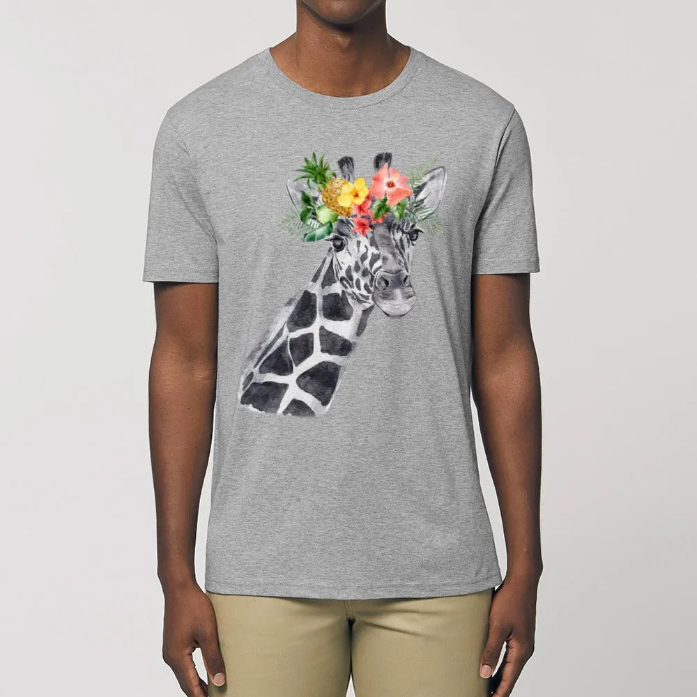 T-Shirt - Floral Giraffe