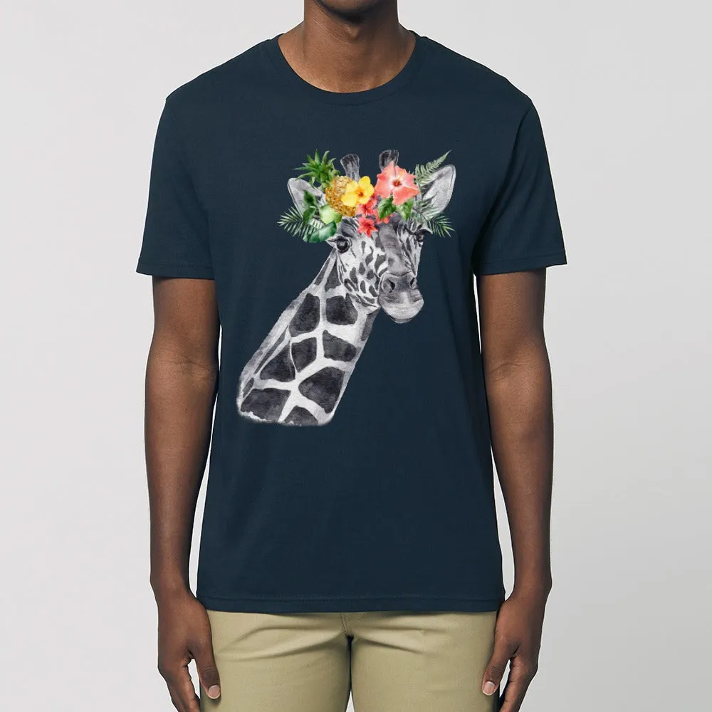 T-Shirt - Floral Giraffe