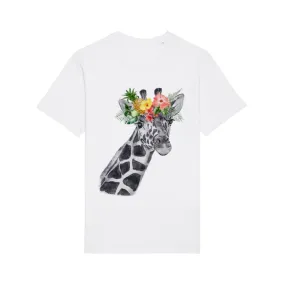 T-Shirt - Floral Giraffe