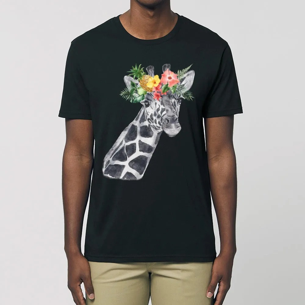 T-Shirt - Floral Giraffe