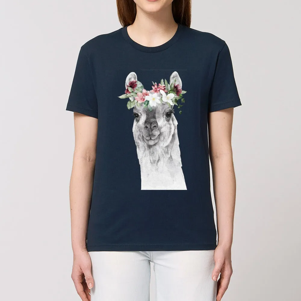 T-Shirt - Floral Lama