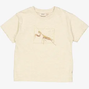 T-Shirt Insects - buttermilk melange