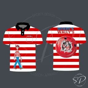 Where's Wally Tenpin Shirt Where's Wally Tenpin Shirt